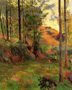 Path down to the Aven by Paul Gauguin